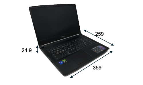 A computer with numbers and a screen Description automatically generated
