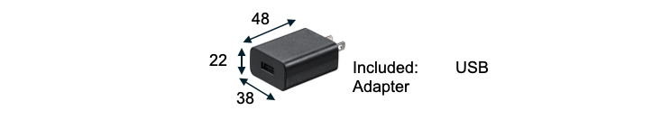 A black rectangle with a usb port Description automatically generated with medium confidence
