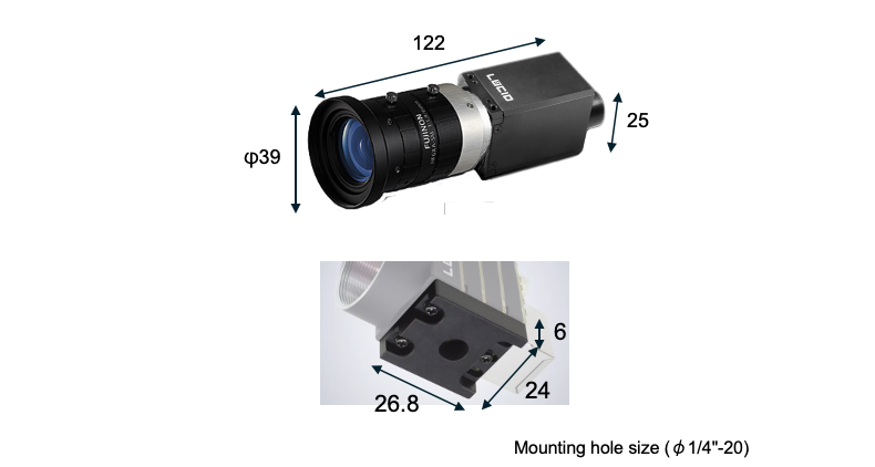 A close-up of a camera Description automatically generated
