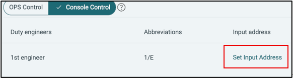 set input signal location later