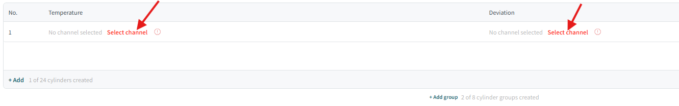 select temp and dev channel