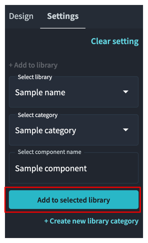 13 add to selected library