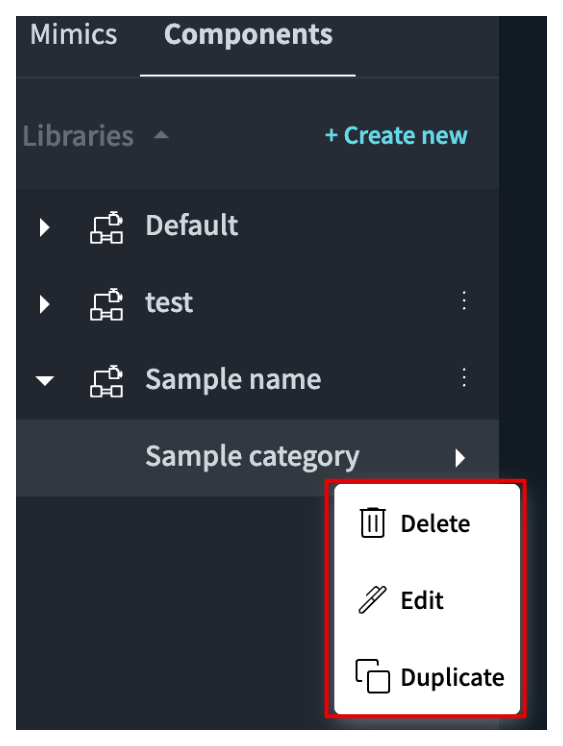 17 category option menu