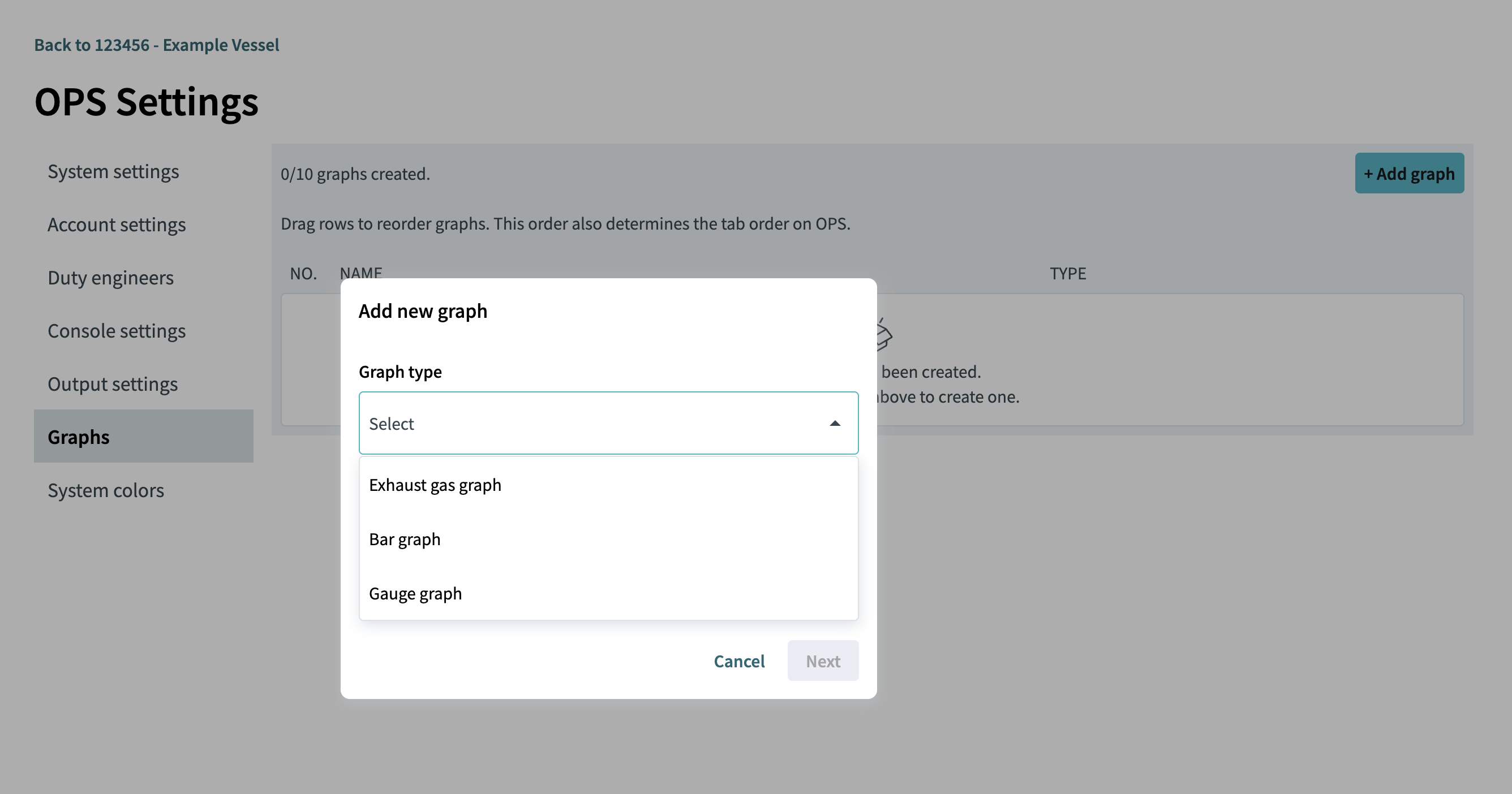 create graph form