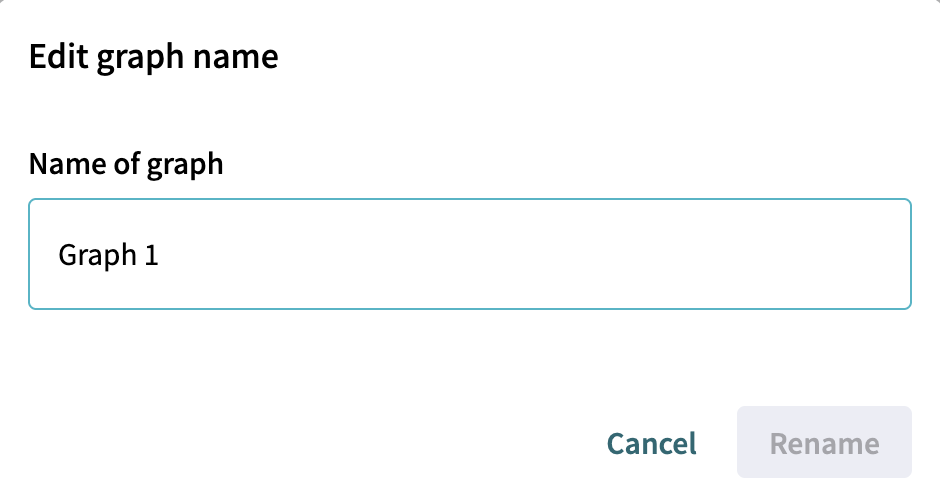 edit graph name dialog