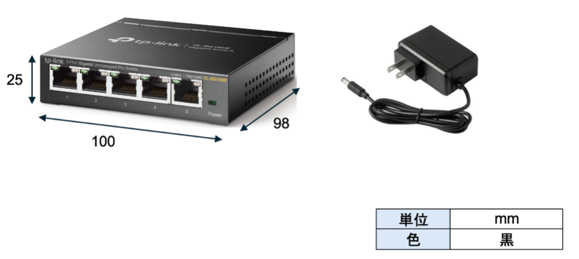 PoE HUB（イメージ）