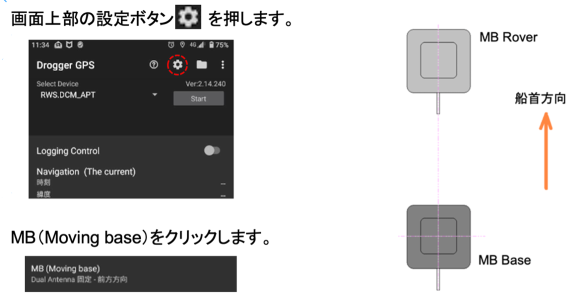 アンテナ設置設定例1