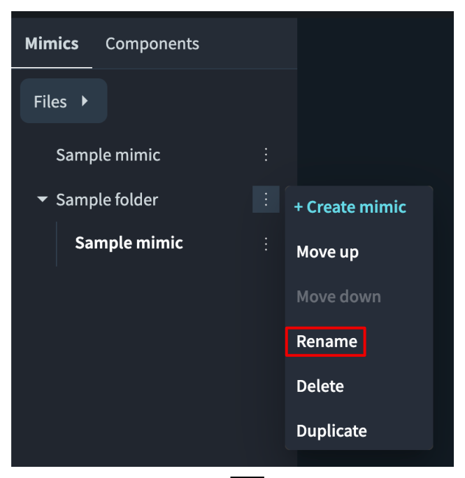 09 rename menu
