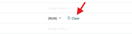 click on clear assigned status