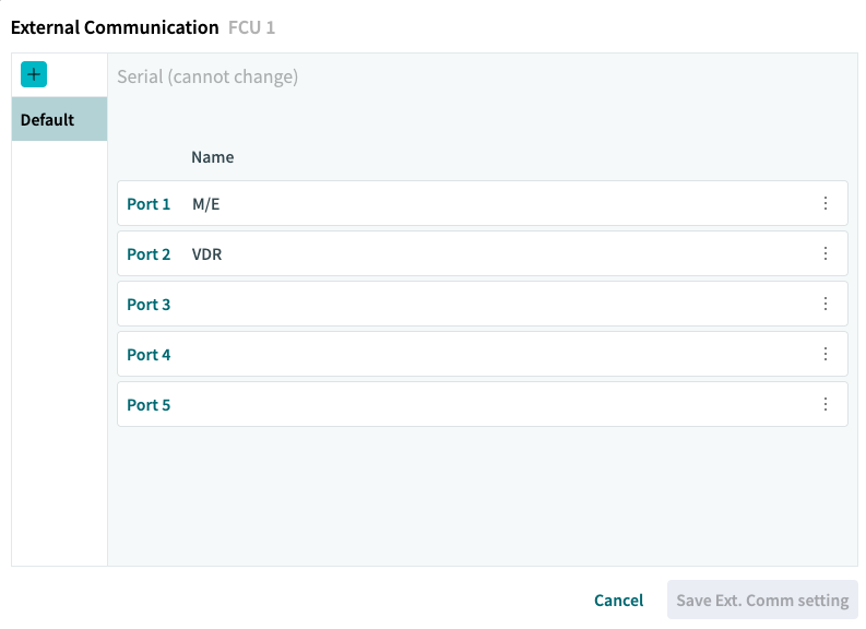 fcu external communication