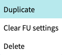 fu duplicate